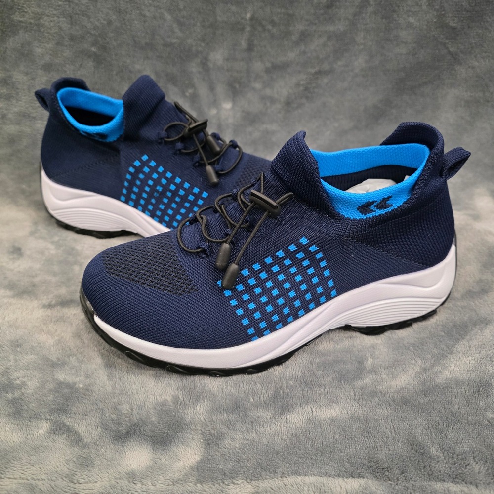 Comfort Wear Orthowear Navy Blue Stretch Cushion Shoes Women's 9 / EU 40 EUC